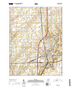 Sidney 2019 topographic map thumbnail