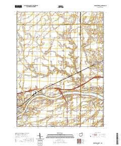 Napoleon East 2019 topographic map thumbnail