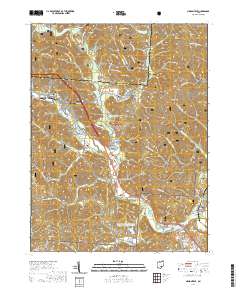 Nelsonville 2019 topographic map thumbnail