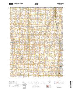 New Bremen 2019 topographic map thumbnail