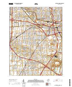 Southwest Columbus 2019 topographic map thumbnail