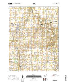 Spencerville 2019 topographic map thumbnail