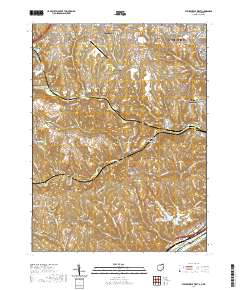 Steubenville West 2019 topographic map thumbnail