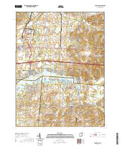 Thornville 2019 topographic map thumbnail