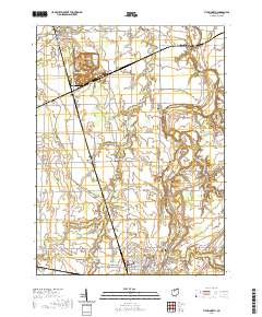 Tiffin North 2019 topographic map thumbnail