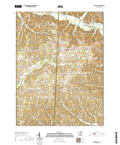 Walhonding 2019 topographic map thumbnail