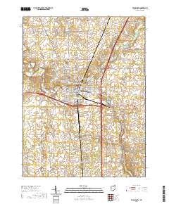 Wapakoneta 2019 topographic map thumbnail
