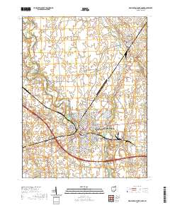 Washington Court House 2019 topographic map thumbnail