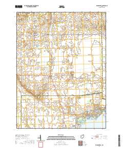 Waynesfield 2019 topographic map thumbnail
