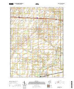 West Unity 2019 topographic map thumbnail