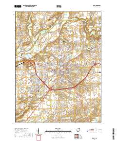 Xenia 2019 topographic map thumbnail