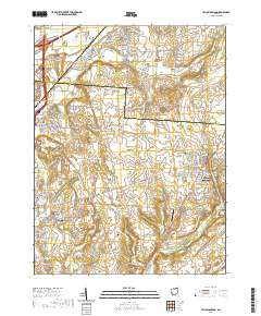 Yellow Springs 2019 topographic map thumbnail