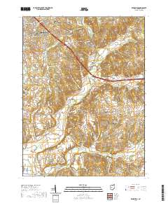 Zanesfield 2019 topographic map thumbnail