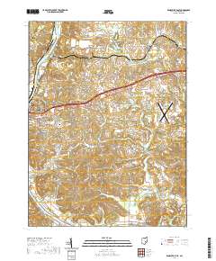 Zanesville East 2019 topographic map thumbnail