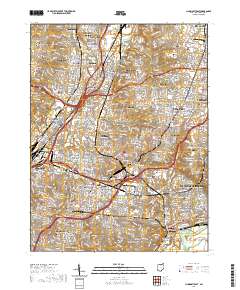 Cincinnati East 2019 topographic map thumbnail