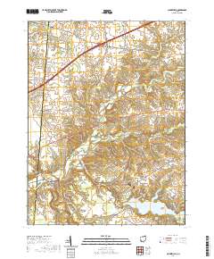 Clarksville 2019 topographic map thumbnail