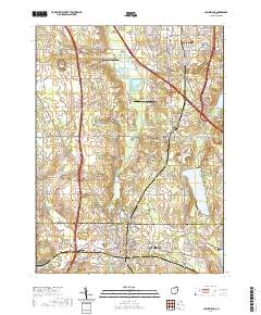 Columbiana 2019 topographic map thumbnail