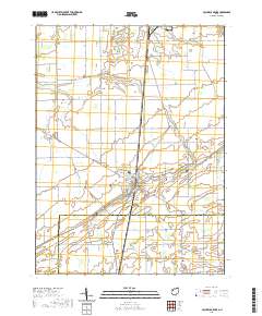 Columbus Grove 2019 topographic map thumbnail