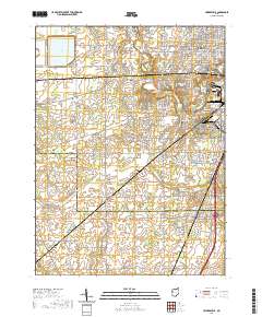 Cridersville 2019 topographic map thumbnail
