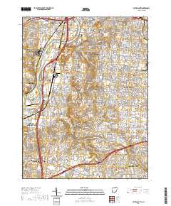 Dayton South 2019 topographic map thumbnail