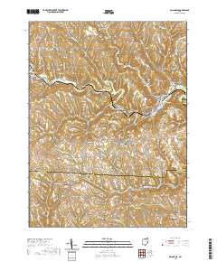 Dillonvale 2019 topographic map thumbnail