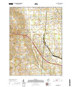 East Liberty 2019 topographic map thumbnail