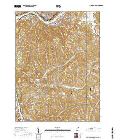 East Liverpool South 2019 topographic map thumbnail