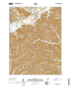 Gnadenhutten 2019 topographic map thumbnail