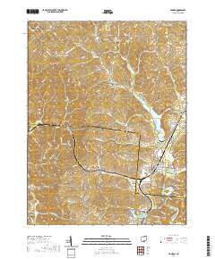 Hamden 2019 topographic map thumbnail