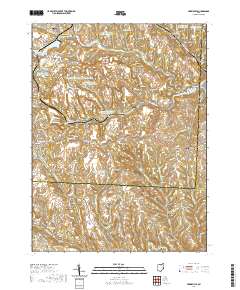 Harrisville 2019 topographic map thumbnail