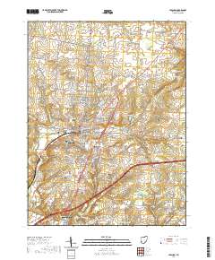 Lebanon 2019 topographic map thumbnail