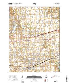 London 2019 topographic map thumbnail