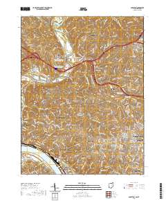 Addyston 2019 topographic map thumbnail
