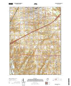 Ashland South 2019 topographic map thumbnail