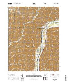 Athalia 2019 topographic map thumbnail