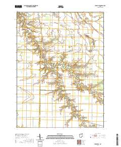 Ayersville 2019 topographic map thumbnail