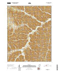 Blue Creek 2019 topographic map thumbnail