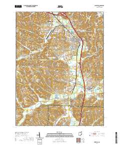 Byesville 2019 topographic map thumbnail