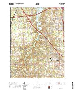 Canfield 2019 topographic map thumbnail