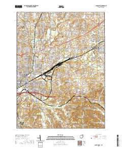 Canton East 2019 topographic map thumbnail