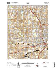 Canton West 2019 topographic map thumbnail