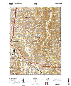 Chagrin Falls 2019 topographic map thumbnail