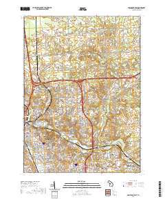 Ann Arbor East 2019 topographic map thumbnail