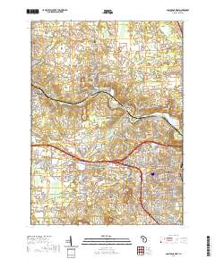 Ann Arbor West 2019 topographic map thumbnail