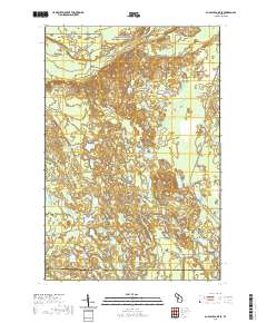 Au Sable Point SE 2019 topographic map thumbnail