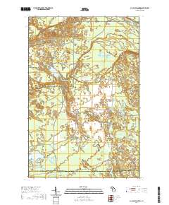Au Sable Point SW 2019 topographic map thumbnail