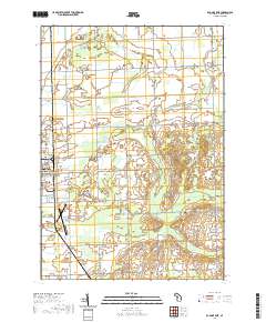 Bad Axe East 2019 topographic map thumbnail