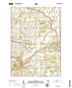 Bad Axe West 2019 topographic map thumbnail
