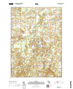 Barnes Lake 2019 topographic map thumbnail