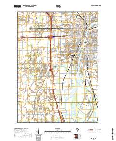 Bay City 2019 topographic map thumbnail
